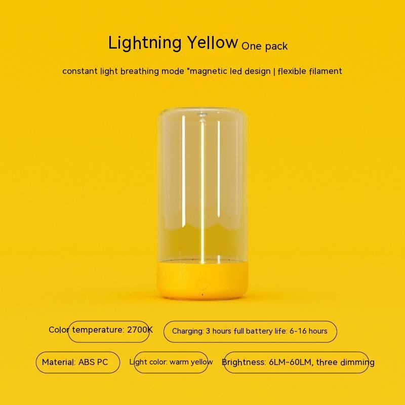 Dulystore Rechargeable LED Camping Atmosphere Night Light